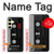 S3516 Vintage Cassette Tape Hülle Schutzhülle Taschen für Samsung Galaxy S24 FE