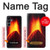 S0745 Volcano Lava Hülle Schutzhülle Taschen für Samsung Galaxy A16 5G
