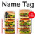 S0790 Hamburger Hülle Schutzhülle Taschen für Samsung Galaxy A16 5G