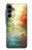 S0913 Road Through The Woods Hülle Schutzhülle Taschen für Samsung Galaxy A16 5G