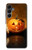S1083 Pumpkin Spider Candles Halloween Hülle Schutzhülle Taschen für Samsung Galaxy A16 5G
