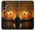 S1083 Pumpkin Spider Candles Halloween Hülle Schutzhülle Taschen für Samsung Galaxy A16 5G