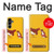 S1093 Rooster and Cat Joke Hülle Schutzhülle Taschen für Samsung Galaxy A16 5G