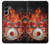 S1431 Skull Drum Fire Rock Hülle Schutzhülle Taschen für Samsung Galaxy A16 5G