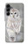 S1566 Snowy Owl White Owl Hülle Schutzhülle Taschen für Samsung Galaxy A16 5G