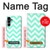 S1723 Mint Chevron Zigzag Hülle Schutzhülle Taschen für Samsung Galaxy A16 5G