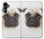 S1852 Pug Dog Hülle Schutzhülle Taschen für Samsung Galaxy A16 5G