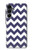 S2345 Navy Blue Shavron Zig Zag Pattern Hülle Schutzhülle Taschen für Samsung Galaxy A16 5G