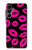 S2933 Pink Lips Kisses on Black Hülle Schutzhülle Taschen für Samsung Galaxy A16 5G