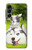 S3795 Kitten Cat Playful Siberian Husky Dog Paint Hülle Schutzhülle Taschen für Samsung Galaxy A16 5G