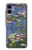 S0997 Claude Monet Water Lilies Hülle Schutzhülle Taschen für Samsung Galaxy A06