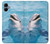 S1291 Dolphin Hülle Schutzhülle Taschen für Samsung Galaxy A06