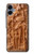 S1307 Fish Wood Carving Graphic Printed Hülle Schutzhülle Taschen für Samsung Galaxy A06