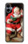 S1417 Santa Claus Merry Xmas Hülle Schutzhülle Taschen für Samsung Galaxy A06