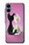 S1832 Love Cat Hülle Schutzhülle Taschen für Samsung Galaxy A06