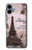 S2211 Paris Postcard Eiffel Tower Hülle Schutzhülle Taschen für Samsung Galaxy A06