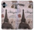 S2211 Paris Postcard Eiffel Tower Hülle Schutzhülle Taschen für Samsung Galaxy A06