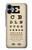 S2502 Eye Exam Chart Decorative Decoupage Poster Hülle Schutzhülle Taschen für Samsung Galaxy A06