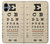 S2502 Eye Exam Chart Decorative Decoupage Poster Hülle Schutzhülle Taschen für Samsung Galaxy A06