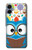 S2521 Cute Nerd Owl Cartoon Hülle Schutzhülle Taschen für Samsung Galaxy A06