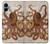 S2801 Vintage Octopus Hülle Schutzhülle Taschen für Samsung Galaxy A06