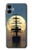 S2897 Pirate Ship Moon Night Hülle Schutzhülle Taschen für Samsung Galaxy A06
