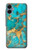S2906 Aqua Turquoise Stone Hülle Schutzhülle Taschen für Samsung Galaxy A06