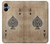 S2928 Vintage Spades Ace Card Hülle Schutzhülle Taschen für Samsung Galaxy A06
