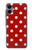 S2951 Red Polka Dots Hülle Schutzhülle Taschen für Samsung Galaxy A06