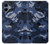 S2959 Navy Blue Camo Camouflage Hülle Schutzhülle Taschen für Samsung Galaxy A06