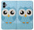 S3029 Cute Blue Owl Hülle Schutzhülle Taschen für Samsung Galaxy A06