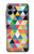 S3049 Triangles Vibrant Colors Hülle Schutzhülle Taschen für Samsung Galaxy A06