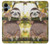 S3138 Cute Baby Sloth Paint Hülle Schutzhülle Taschen für Samsung Galaxy A06