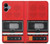 S3204 Red Cassette Recorder Graphic Hülle Schutzhülle Taschen für Samsung Galaxy A06