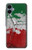 S3318 Italy Flag Vintage Football Graphic Hülle Schutzhülle Taschen für Samsung Galaxy A06