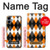 S3421 Black Orange White Argyle Plaid Hülle Schutzhülle Taschen für Samsung Galaxy A06