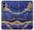 S3906 Navy Blue Purple Marble Hülle Schutzhülle Taschen für Samsung Galaxy A06