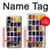 S3956 Watercolor Palette Box Graphic Hülle Schutzhülle Taschen für Samsung Galaxy A06