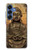 S0344 Buddha Rock Carving Hülle Schutzhülle Taschen für Samsung Galaxy S25