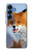 S0417 Fox Hülle Schutzhülle Taschen für Samsung Galaxy S25