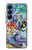 S0588 Wall Graffiti Hülle Schutzhülle Taschen für Samsung Galaxy S25