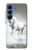 S0932 White Horse Hülle Schutzhülle Taschen für Samsung Galaxy S25