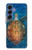 S1249 Blue Sea Turtle Hülle Schutzhülle Taschen für Samsung Galaxy S25