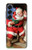 S1417 Santa Claus Merry Xmas Hülle Schutzhülle Taschen für Samsung Galaxy S25