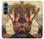 S1420 Saraswati Hindu Goddess Hülle Schutzhülle Taschen für Samsung Galaxy S25
