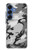 S1721 Snow Camouflage Graphic Printed Hülle Schutzhülle Taschen für Samsung Galaxy S25