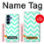 S1723 Mint Chevron Zigzag Hülle Schutzhülle Taschen für Samsung Galaxy S25