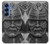 S1827 Japan Samurai Helmet Hülle Schutzhülle Taschen für Samsung Galaxy S25