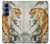 S1934 Chinese Tiger Painting Hülle Schutzhülle Taschen für Samsung Galaxy S25