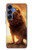 S1957 Lion Aslan Hülle Schutzhülle Taschen für Samsung Galaxy S25